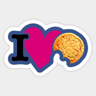 I Love Cookies Sticker